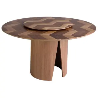 Круглый обеденный стол 1130/DT939 из грецкого ореха