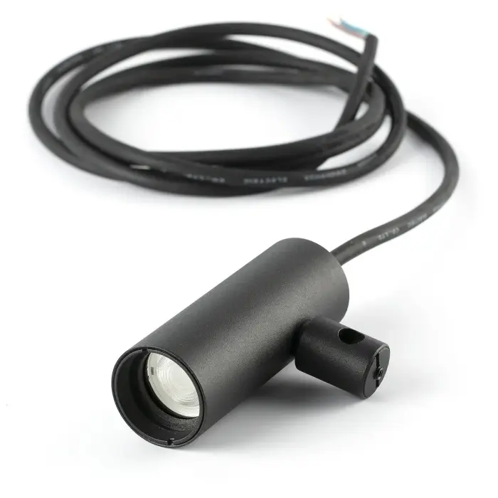 CLAP Прожектор уличный черный LED 6W 3000K 24°