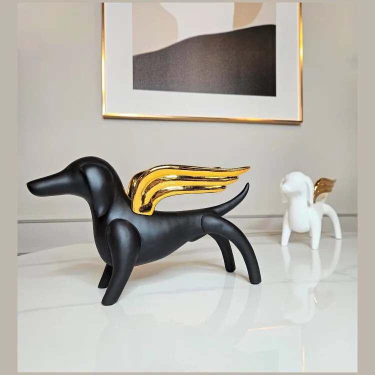 Статуэтка Angel dog black