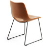 Стул Ziggy без подлокотников коричневый