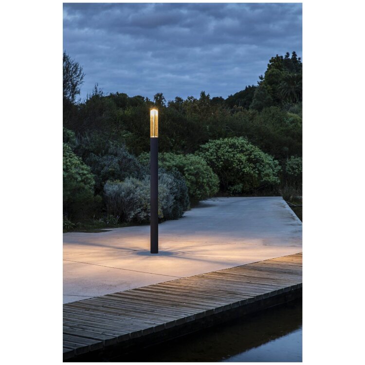 Screen 3100 Светильник на столбе темно-серого цвета 3000K 360° CASAMBI