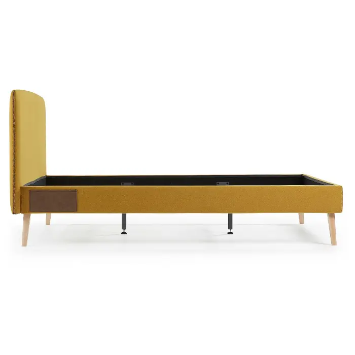 Кровать Lydia 160х200 горчичная