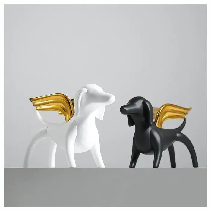 Статуэтка Angel dog white
