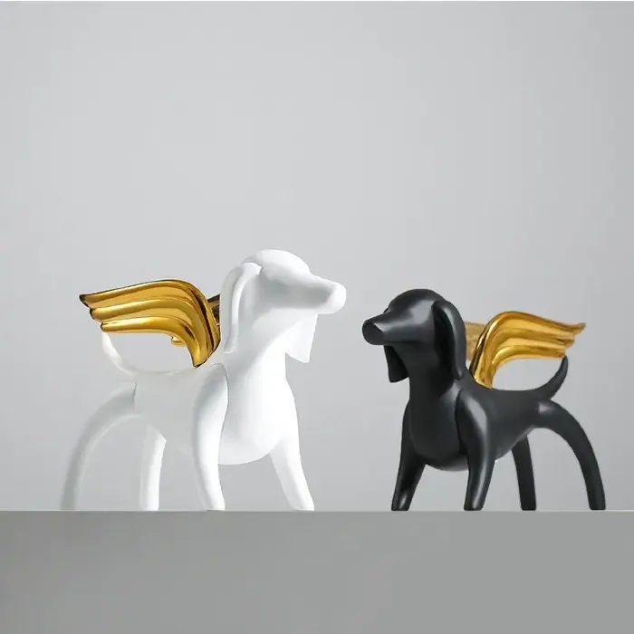 Статуэтка Angel dog white