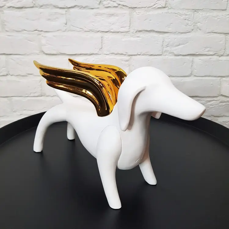 Статуэтка Angel dog white