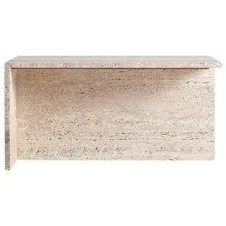 Журнальный столик Theuville из травертина 50x40