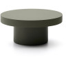 Aiguablava Журнальный столик зеленый цементный Ø66 см