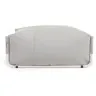 Square пуф квадратный 101 x 101 см, светло-серый, белый алюминий, для садового модульного дивана