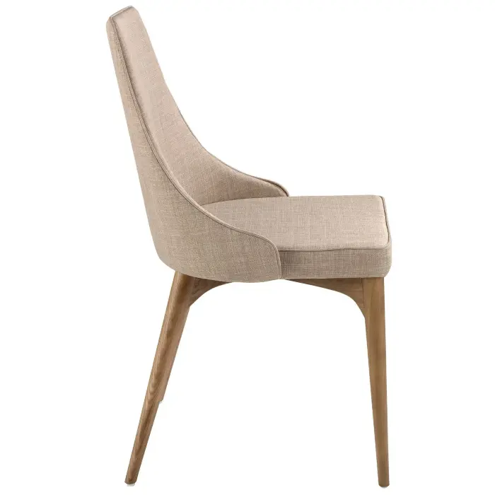 Стул Calidez DC631 /4032 с обивкой из ткани и ножками цвета ореха