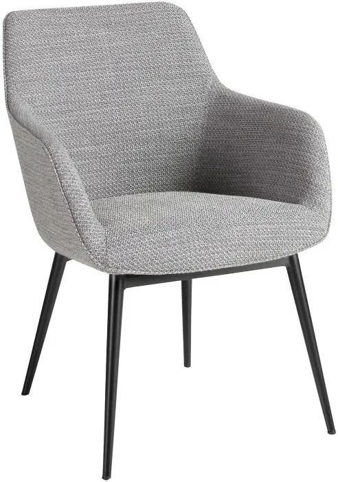 Обеденный стул 4222 из серой ткани