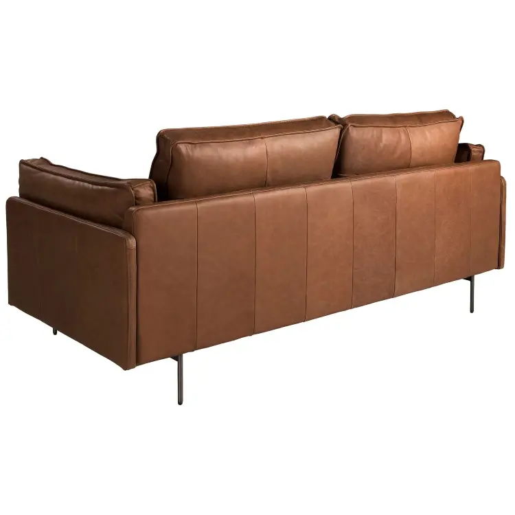 Диван 2-местный 6222 SL из табачно-коричневой кожи