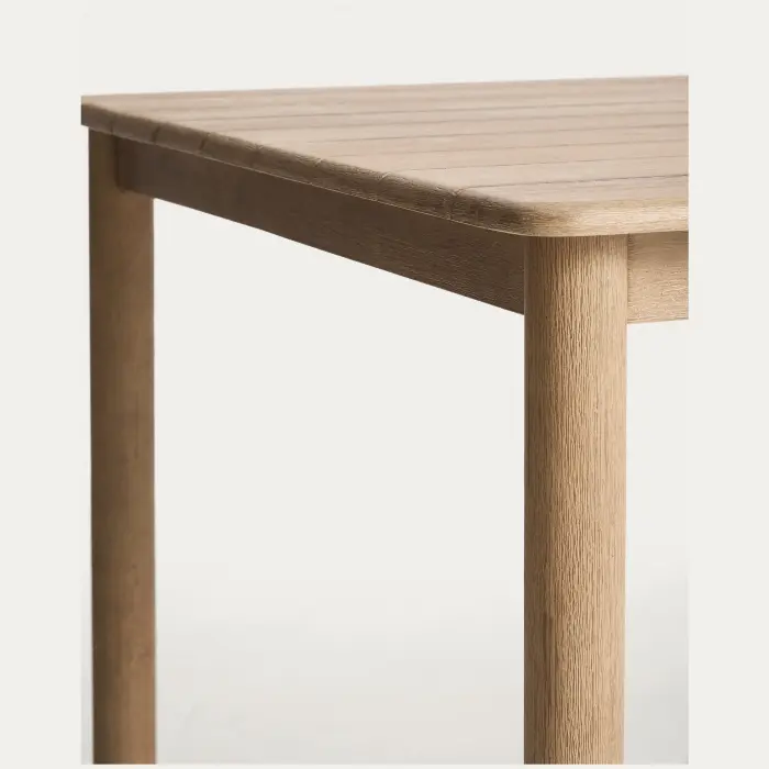 Комплект садовой мебели Sori стол и 4 стула Arinella из акации и бежевой веревки