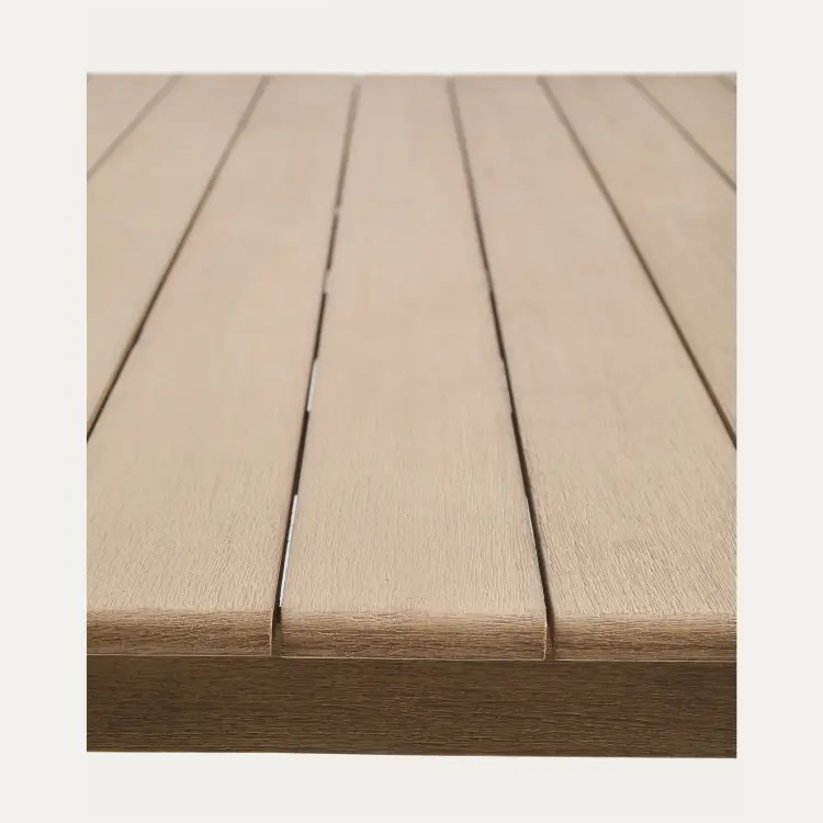 Комплект садовой мебели Sori стол и 4 стула Arinella из акации и бежевой веревки