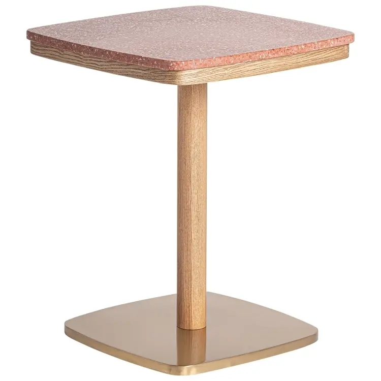 Барный стол Alferce красный/золотой