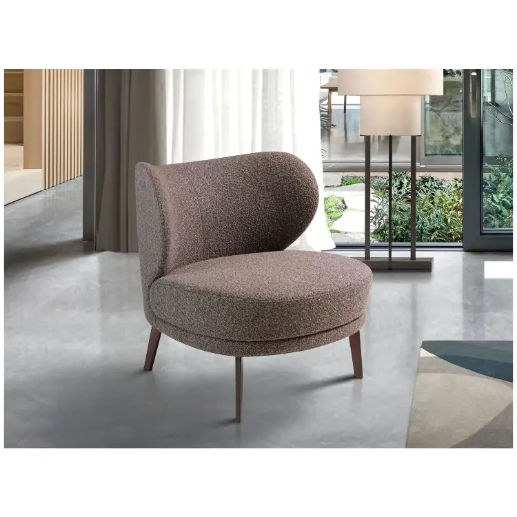 Кресло SF202 /5079 с тканевой обивкой и стальными ножками