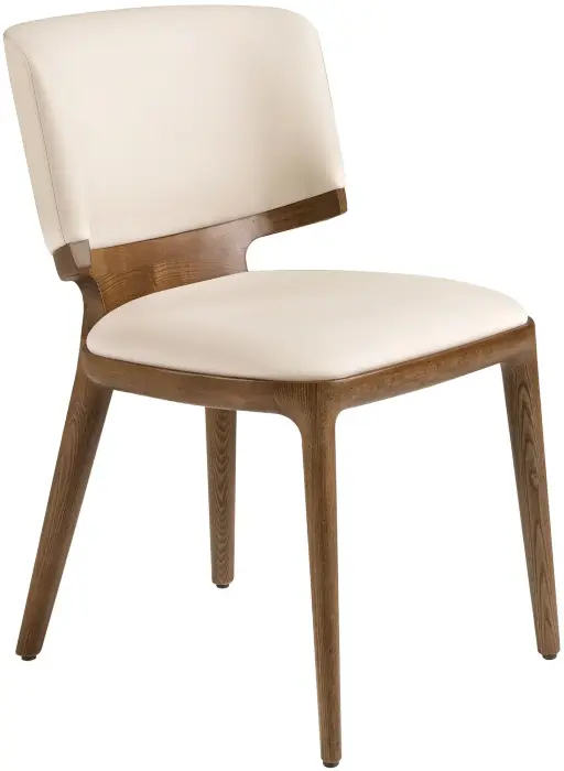 Стул 4206 из кремовой экокожи