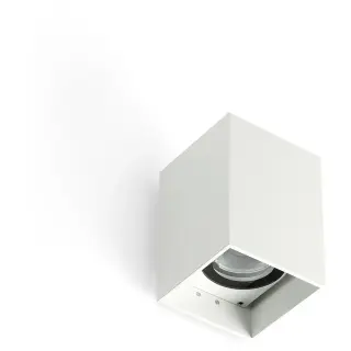 Уличный настенный светильник KOV квадратный белый LED 6W 2700K 14°