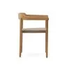 Стул Icaro из массива тикового дерева с натуральной отделкой и веревочным шнуром