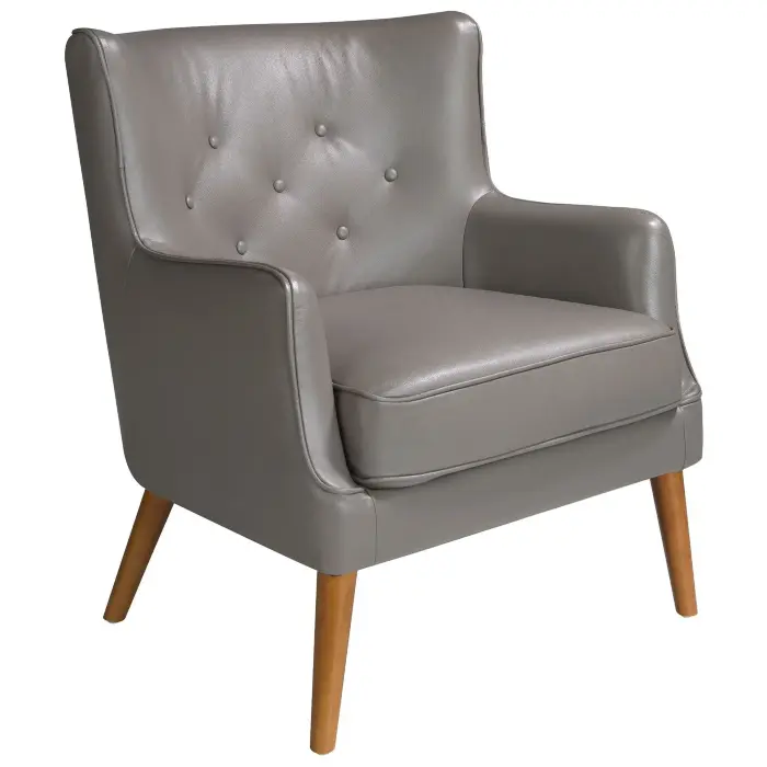 Мягкое кожаное кресло 5085/A978-M5655 с обивкой капитоне