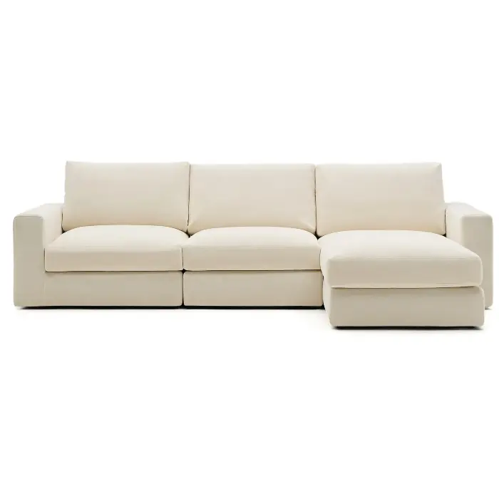 Alea 4-местный модульный диван с правым шезлонгом и съемным чехлом 310 см