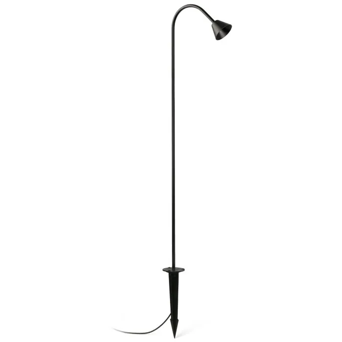 LILY 1190 Уличный маяк на штыке черный LED 3W 2700K