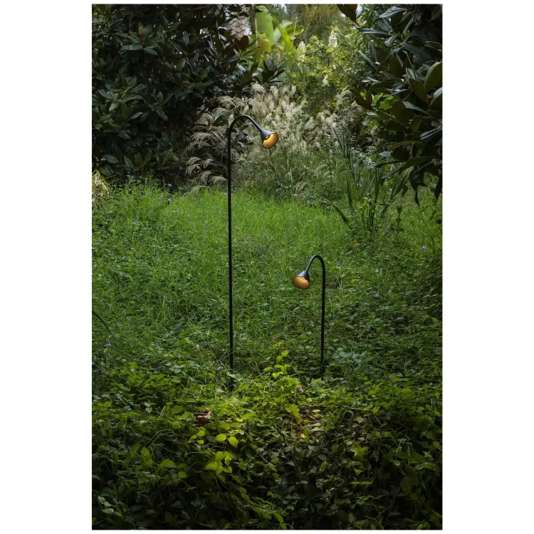 LILY 1190 Уличный маяк на штыке черный LED 3W 2700K