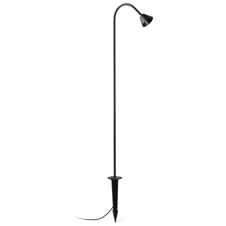 LILY 1190 Уличный маяк на штыке черный LED 3W 2700K