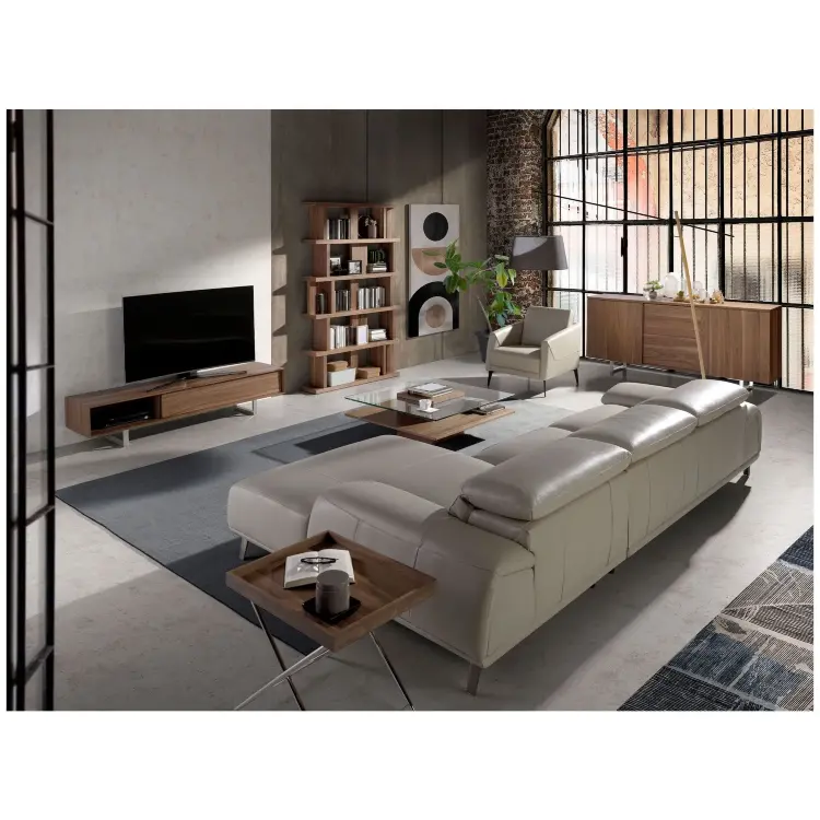 Кресло 5094/KF-A051-M5652 кожаное с черными стальными ножками