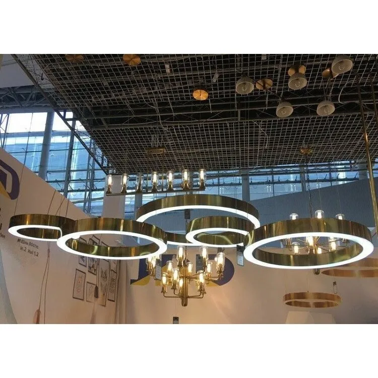 Светильник Light Ring Horizontal Sand Nickel