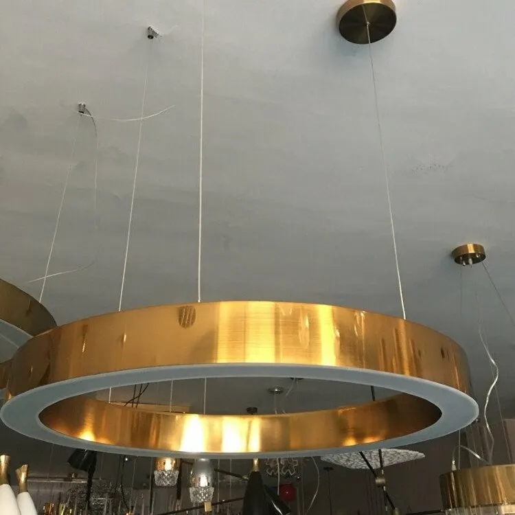 Светильник Light Ring Horizontal Sand Nickel