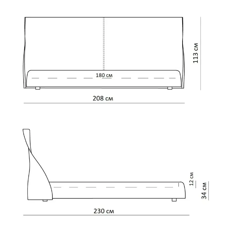 Дизайнерская кровать Altea