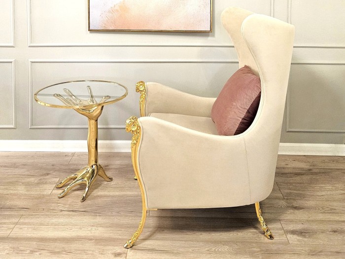 Кресло Emerald Wingback Beige