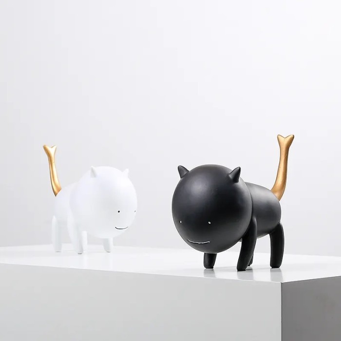 Статуэтка Simulation cat black