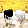 Статуэтка Simulation cat black