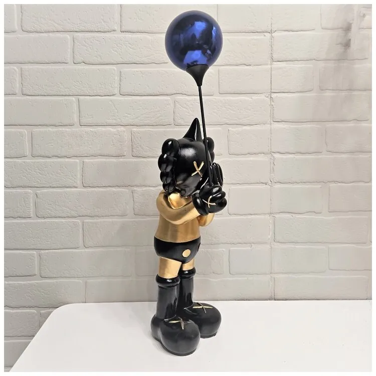 Фигурка Kaws Morty Smith with Balloon Golden