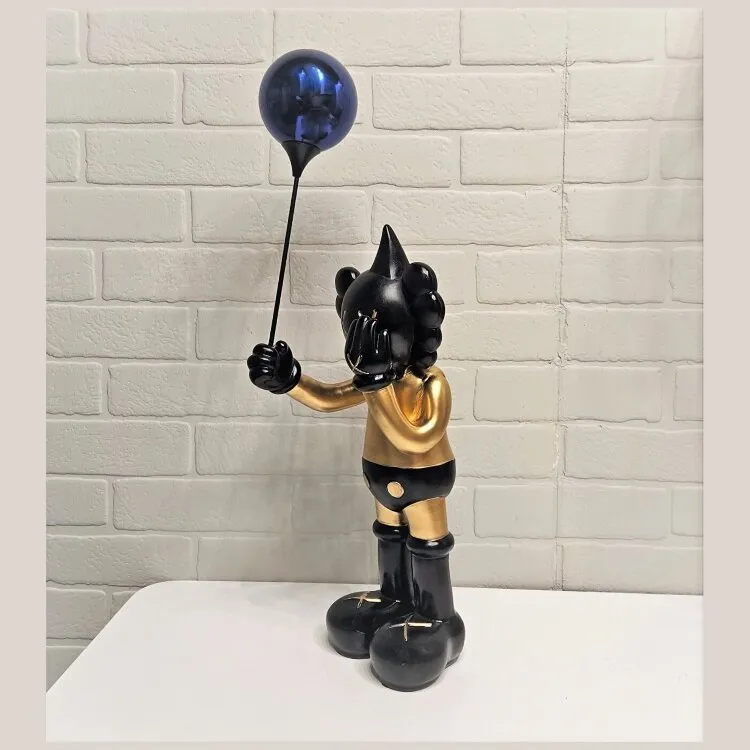 Фигурка Kaws Morty Smith with Balloon Golden