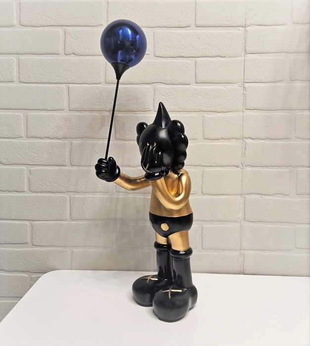 Фигурка Kaws Morty Smith with Balloon Golden
