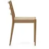 Analy Стул из массива дуба с натуральной отделкой и сиденьем из 100% веревки