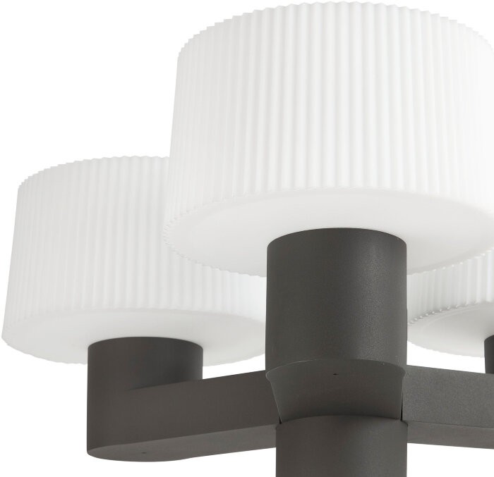 Уличный фонарь Muffin темно-серый 3XE27