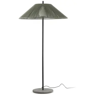 Уличный торшер Saigon 2M C100 оливково-зеленый с цементной базой