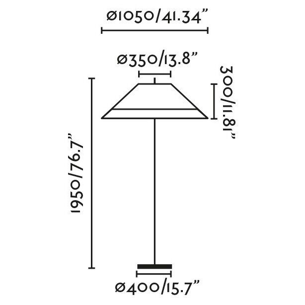Уличный торшер Saigon 2M C100 оливково-зеленый с цементной базой