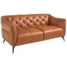 Двухместный диван 6168/KF150-2P с кожаной обивкой
