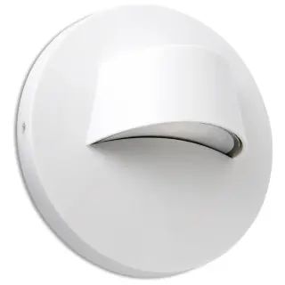 Уличный настенный светильник Brow белый