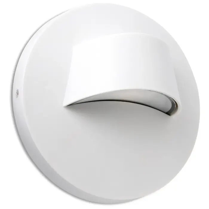 Уличный настенный светильник Brow белый