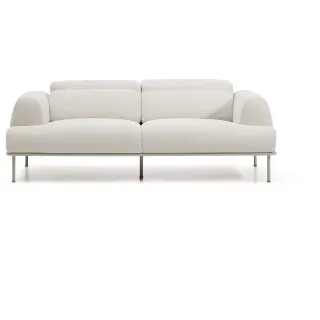 Диван Aurum 3-местный цвета экрю с откидным подголовником 234  см
