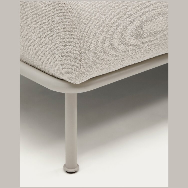 Диван Aurum 3-местный цвета экрю с откидным подголовником 234  см