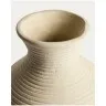 Ваза Pria из папье-маше бежевого цвета, 36см