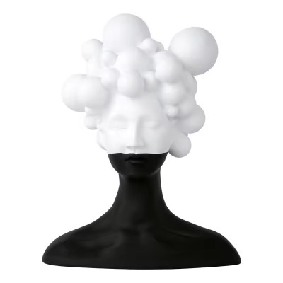 Фигурка Black and White Bubble Female Head