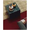 Приставной столик Sorein из черного мрамора 50 x 50 см