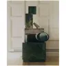 Приставной столик Sorein из черного мрамора 50 x 50 см